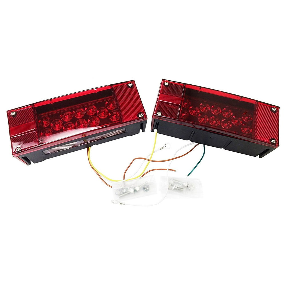 LED Submersible Low Profile Trailer Tail/Side Light Pair - 24009/24010 ...