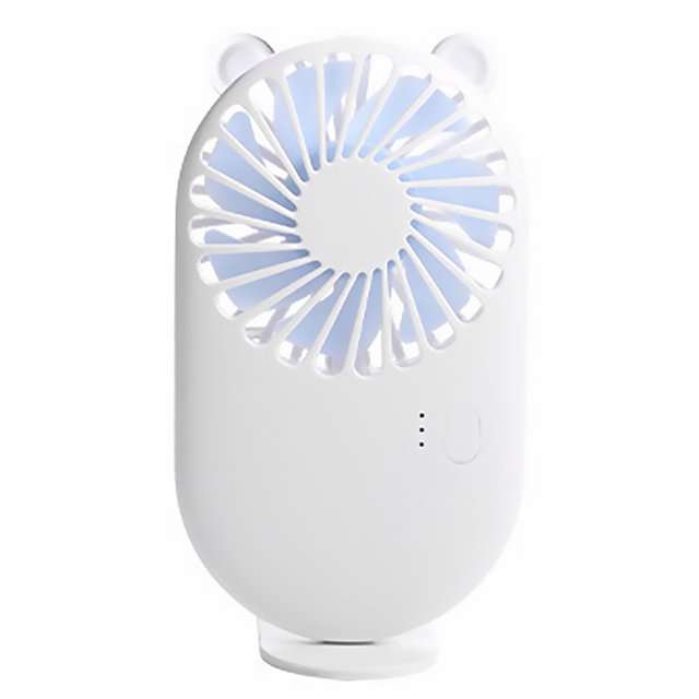 Ventilador de refrigeración por aire de escritorio Ventilador de plástico eléctrico USB de bolsillo portátil de mano con 3 modos de viento Advancent HA5688-05B