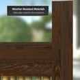 thumbnail image 3 of Red Lantern 6 ft. x 3 ft. Japanese Bamboo Kumo Fence, 3 of 7