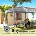thumbnail image 7 of 10x10 FT Pop-Up Party Tent with Removable Sidewalls – UPF50+ 210D Oxford Canopy  Adjustable Height & Stability Kit with Carry Bag, 7 of 7