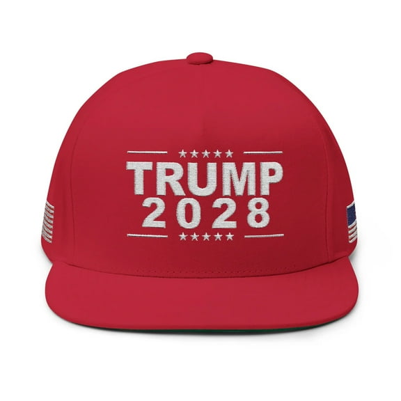Trump 2028 Trucker Hat Embroidered