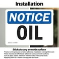 thumbnail image 3 of (2 Pack) Oil OSHA Notice Sign 5 Inch X 3.5 Inch Vinyl Label Decal Sticker Weather Resistant, UV Protected for Workplace, Business, and Construction Site, Made in the USA, 3 of 7