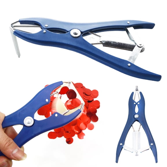 Dserhfy Balloon Expansion Plier Sequin Filling Balloon Mouth Expander Balloon Stretcher Metal Stuffing Tool for DIY Sequins Confetti Filling