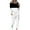 Black, variant on Sevevn Women Loose Two-piece Sets Solid Long Sleeve Tops Casual Pants Sweatsuit Wine XXXL Summer Clearance
