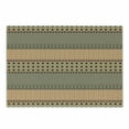 thumbnail image 1 of Kente Pattern Cutting Board, Stripes Zig Zag Dots Design with Geometric Borders Native Traditional Design, Decorative Tempered Glass Cutting and Serving Board, Small Size, Multicolor, by Ambesonne, 1 of 1