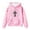 Pink, variant on LUOGENLI Hoodies for Boys 6-7 Girls Hoodies & Sweatshirts for Big Kids Cozy Pullover with Letter Print Long Sleeve Pocket Hooded Sweatshirt for Fall and Winter Grey Size 12-13 Years