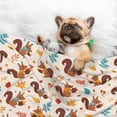 thumbnail image 3 of Rocae Forest Squirrel Nuts for Pet Blanket Dog Blanket Cat Blanket Soft Sleep for Small Medium Pet-Small, 3 of 8