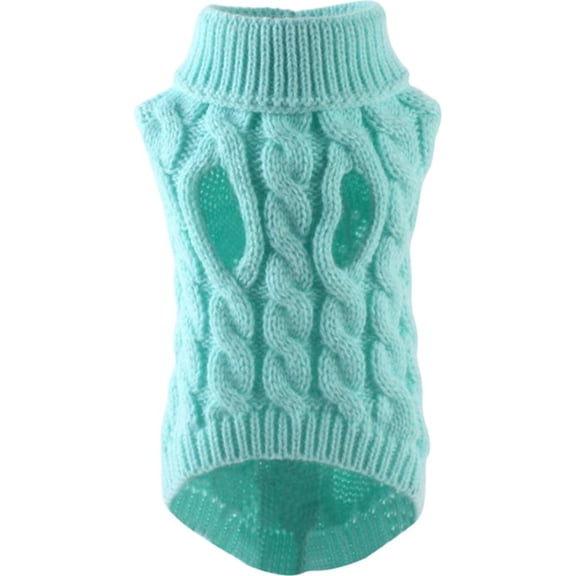 Warm Twisted Sweater for Pet, Cozy Autumn/Winter Coat for Small/Mid/Large Dogs