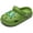 Green, variant on Kids Classic Clogs for Boys and Girls, Non-Slip Slides Sandals with Cartoon Dinosaur Charms, Toddler Slip on Water Shoe, Beach Children Slipper Outdoor Sandals