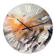 thumbnail image 2 of Designart 'Majestic Sunset In The Mountains Landscape' Traditional Wall Clock, 2 of 5