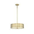 thumbnail image 4 of Trade Winds Lighting 3-Light Pendant Light In Natural Brass, 4 of 6