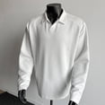 thumbnail image 2 of LIaqionyy Mens Casual Cotton Long Sleeve Loose Collared Pullover Shirts Comfortable Fashion Golf Sweatshirt, 2 of 6