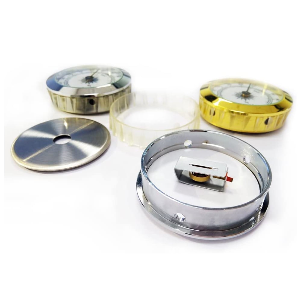 Brass Humidor Silver Hygrometers for Humidors - Large Analog Hygromete –  Humidors Wholesalers