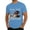 Light Blue, variant on Mens Graphic T-shirts 250 Anniversary USA Shirt Short Sleeve Crewneck Patriotic Tee Breathable Casual T Shirt for Men Beige L