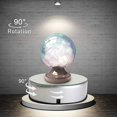 thumbnail image 3 of 7 Crystals Glass Art Figure LED Display Stand 7 Colorful Jewelry Rotating Stand 90 Rotating Lamp Holder DIY, 3 of 5