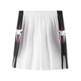 thumbnail image 4 of TiaoBug Men's Printed Boxer Shorts Gym Trunks Sport Bottoms Cage Fight MMA Muay Thai Kickboxing Shorts White M, 4 of 7