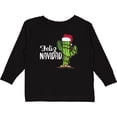 thumbnail image 3 of Inktastic Feliz Navidad Christmas Cactus in Santa Hat Boys or Girls Long Sleeve Toddler T-Shirt, 3 of 5
