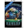 thumbnail image 6 of NFL Philadelphia Eagles - End Zone 17 Wall Poster with Wooden Magnetic Frame, 22.375" x 34", 6 of 9
