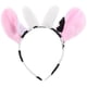 thumbnail image 1 of KAKOWELY Diadema adorable con orejas de vaca para cosplay, banda para el cabello de dibujos animados, diadema divertida, accesorio para el cabello, 1 of 5