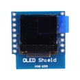 thumbnail image 2 of 3 uds. Placa de pantalla autoluminosa de 0,66 pulgadas, placa de pantalla OLED IIC/I2C SSD1306 para D1 MINI, 2 of 8