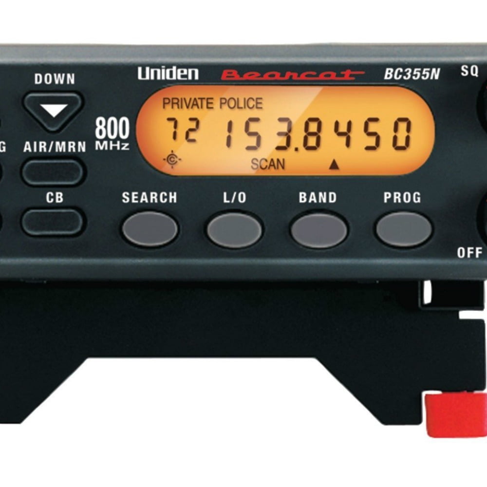 Uniden 800MHz Mobile Police Scanner Narrowband Compatible BC355N 