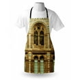 thumbnail image 3 of Urban Apron Historical Architecture European City Building in London British Culture Art Photo Print, Unisex Kitchen Bib Apron with Adjustable Neck for Cooking Baking Gardening, Sepia, by Ambesonne, 3 of 3