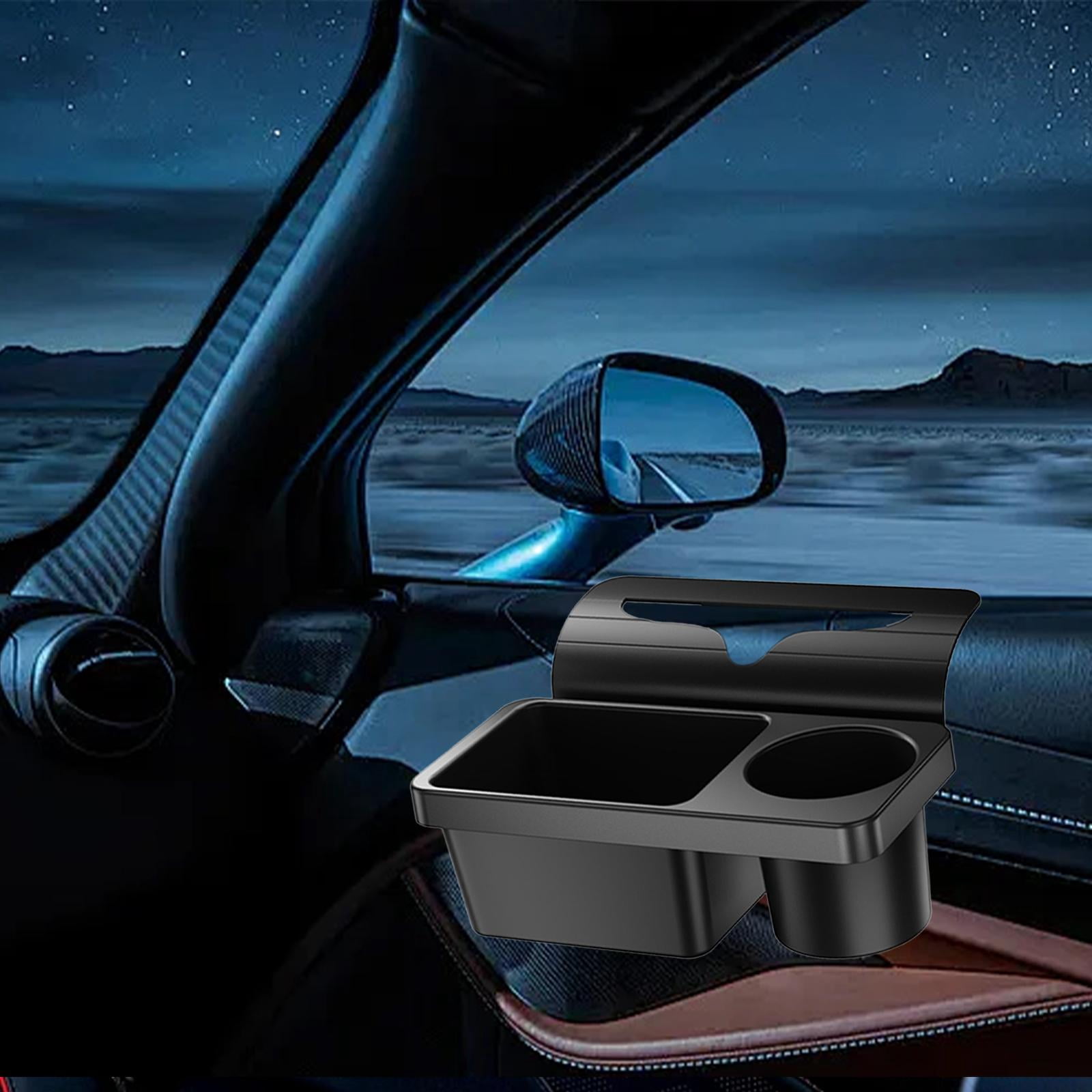 Hanging Car Door Cup Holder Window Organizer Tray Plastic Material Multiuse for Car Interior Use