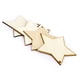 thumbnail image 4 of 25 Piezas de Adornos de Estrellas de Madera Perfecl, 4 of 8