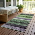 thumbnail image 3 of Dalyn Rugs Machine Washable Indoor/Outdoor Chantille Purple 2'3" x 7'6" Runner Rug, 3 of 7