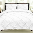 thumbnail image 2 of Luxury 9 Piece Pinch Pleat Pintuck Comforter and Sheets Bed in a Bag Set, 2 of 4