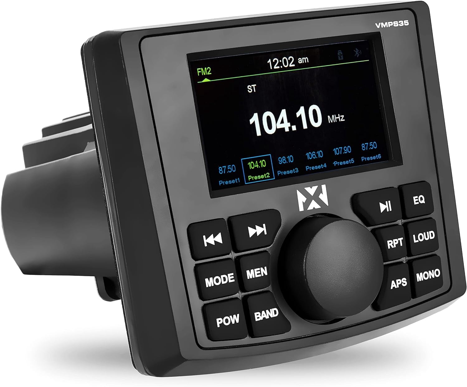 BOSS Audio Systems, Marine Bluetooth Gauge Receiver, Weatherproof