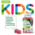 thumbnail image 3 of Viteey Kids Magnesium Gummies, Calm Magnesium Supplements, Raspberry Flavor, 60ct, 3 of 7