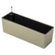 thumbnail image 5 of Macetero rectangular con sistema de autorriego para ventana, jardinera moderna con sistema de autorriego para flores. Oro, 5 of 8