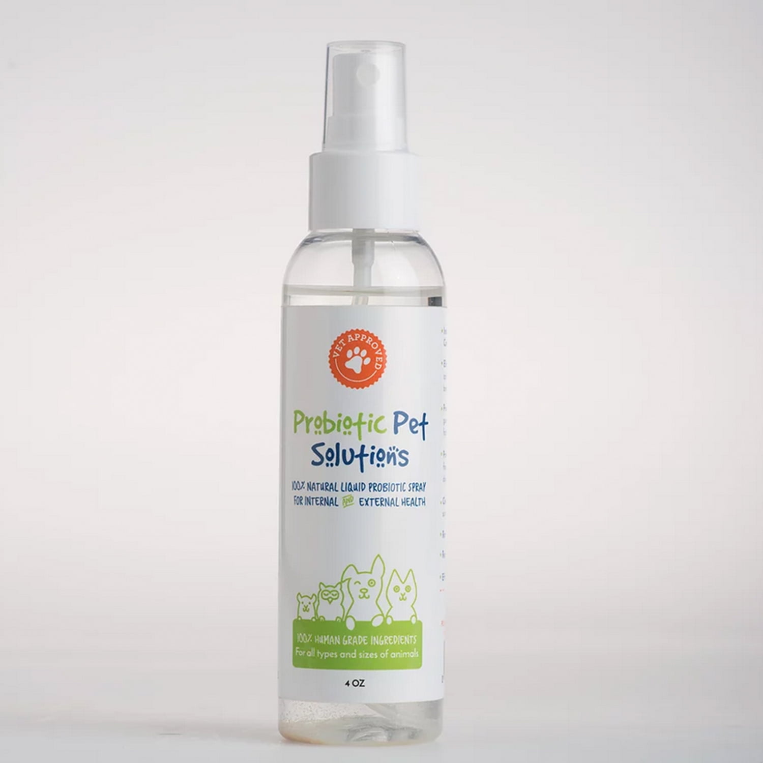 Probiotic Pet Solutions, Natural Topical Probiotic Spray for Pets, 4 oz