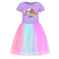 thumbnail image 2 of Roblox-vestido rosa de dibujos animados para niñas, malla de encaje, estrella, dulce estampado, manga corta, navidad, regalos de cumpleaños, 2 of 4