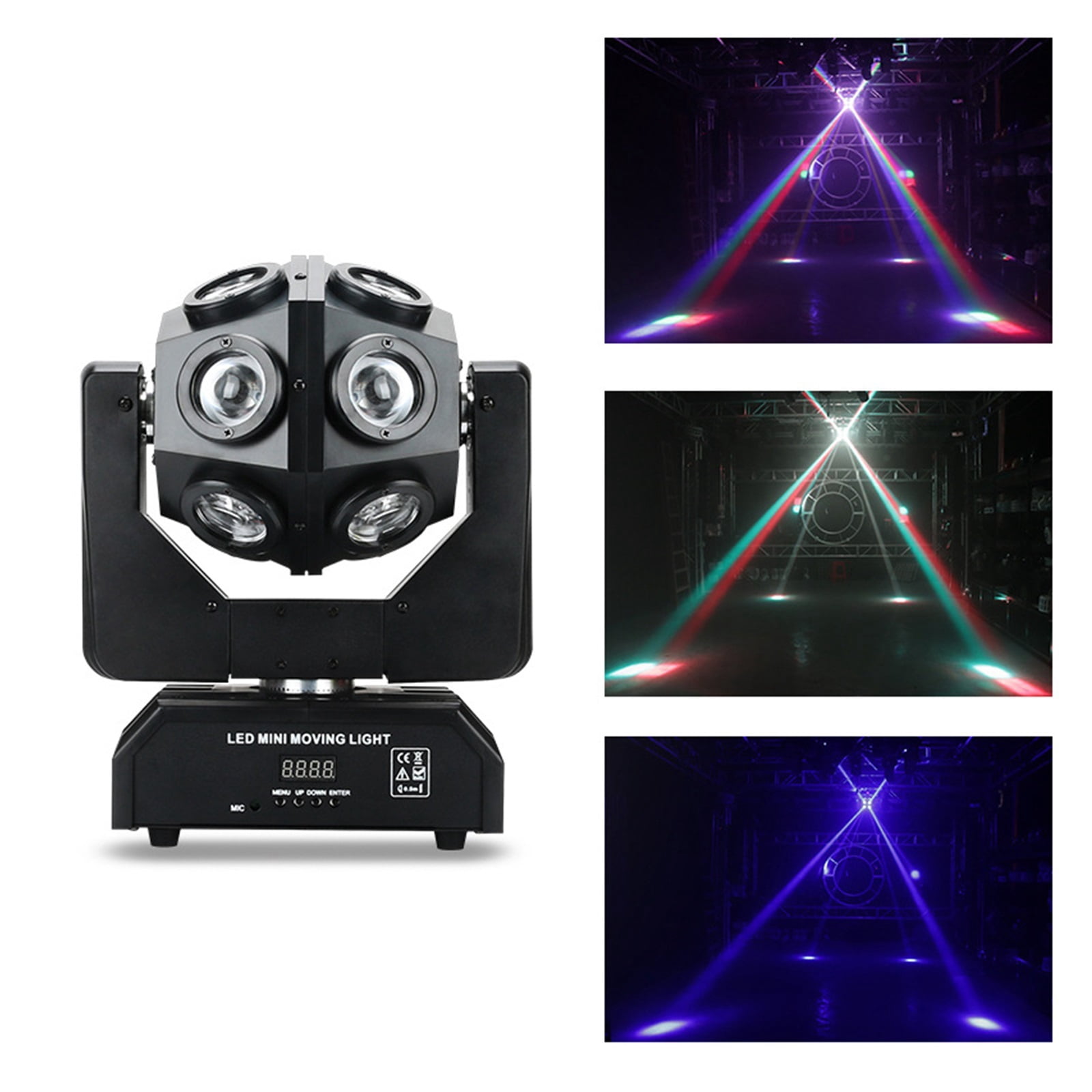 Led Beam Moving Head 12×12W Rgbw Rotating Disco Strobe Light 4in1 Controller Professional Dj Party Nightclub Club Wedding St ,Party Event Wedding Holiday Bar Club