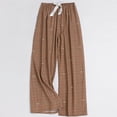 thumbnail image 2 of Asxite Womens Pajamas Pants Print Bow Drawstring Elastic Waist Loose Summer Sleepwear, 2 of 6