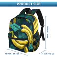 thumbnail image 2 of Banana Cute Book Bag with Adjustable Shoulder Strap, Large Capacity, Printed Design - Cute Accessories Backpack, 2 of 6