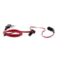 thumbnail image 3 of Auriculares Auriculares Micrófono Cable plano para auriculares para radio de 2 pines rojo Hugo Auriculares tipo walkie-talkie, 3 of 10