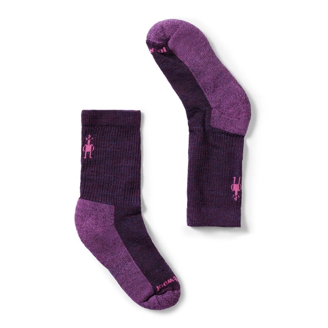 Calcetines Smartwool para Niños Hike Light Cushion de Caño Morado Iris Talla Pequeña