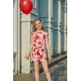 thumbnail image 4 of Arshiner Girls 2 Pieces Summer Outfits Twist Front Ruffle Sleeve T-Shirts and Shorts With Pockets Cute Clothes Sets, 4 of 6