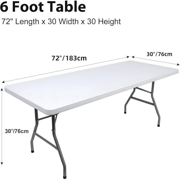 Table Covers for 6 Foot Tables, Black Washable and Wrinkle Resistant Stretch Tablecloths Rectangle 6ft for Events, Wedding, Banquets, Parties