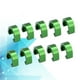 thumbnail image 5 of Clampas de alambre de 10 piezas Clips Tubing Clips Mountain Bike C En forma de hebilla de bicicleta de bicicleta FIJA CLIP CLAMP CLIPS PELDA DE LINE DE FRENO DE Bike (verde), 5 of 5