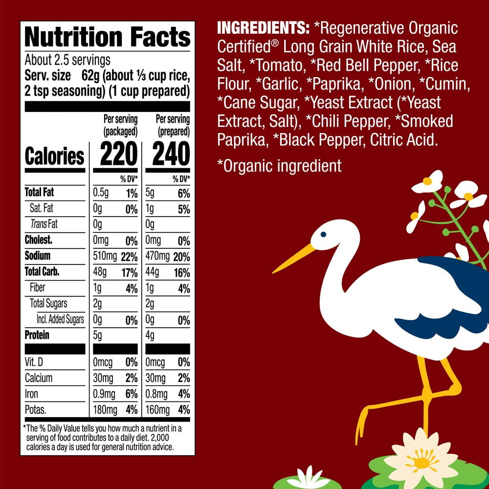 (Pack of 6) Lundberg Organic Spanish Rice, 5.5oz