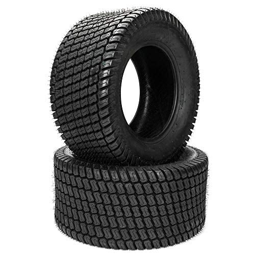 TUFFIOM 24x9.50-12 Lawn Mower Tires Set of 2, 4PR Turf Tire Lawn & Garden Tires for Garden Tractor Riding Mower, Tubeless