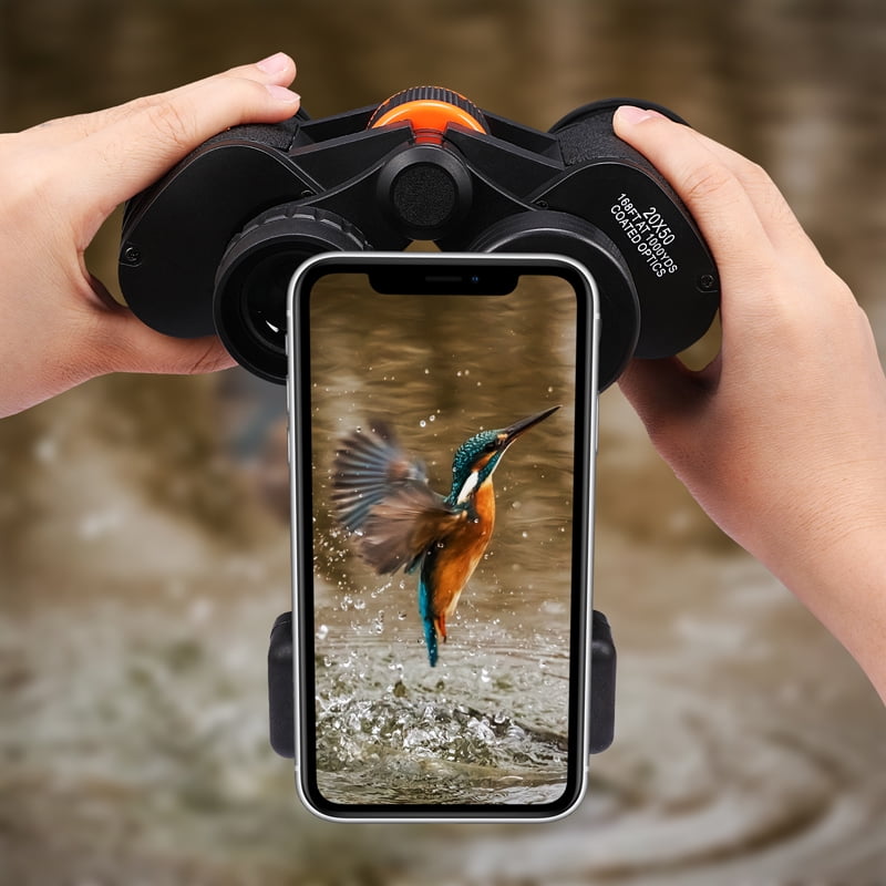 BFVV 20X50 Binoculars for Adult with Phone Clip for Bird Watching Hunting Stargazing Concerts Sports,FMC Lens HD High Powered Telescopes