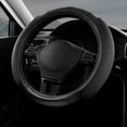 thumbnail image 7 of Skechers Steering Wheel Cover with Memory Foam, Breathable Non-Slip, Universal Fit 14.5"-15" Car Accessories Black, 7 of 7