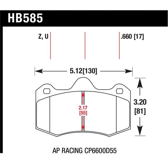 Hawk Performance Ceramic Street Brake Pads
