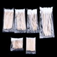 thumbnail image 4 of 400pcs Tight Puntas Puntiagudas Maquillaje Bastoncillos Brotes Herramienta de Limpieza de Oídos Palo de de Resistente Yuyangstore Bastoncillos de maquillaje de algodón de madera, 4 of 8