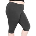 thumbnail image 1 of Stretch Is Comfort Women's Plus Size Knee Length Leggings| Adult X-Large - 7x, 1 of 5